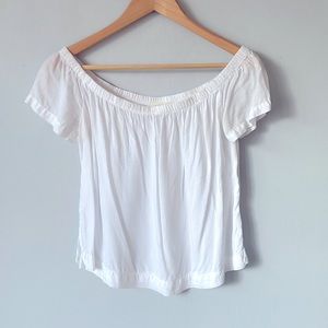 Adorable Bella Dahl Off The Shoulder Flowy Top